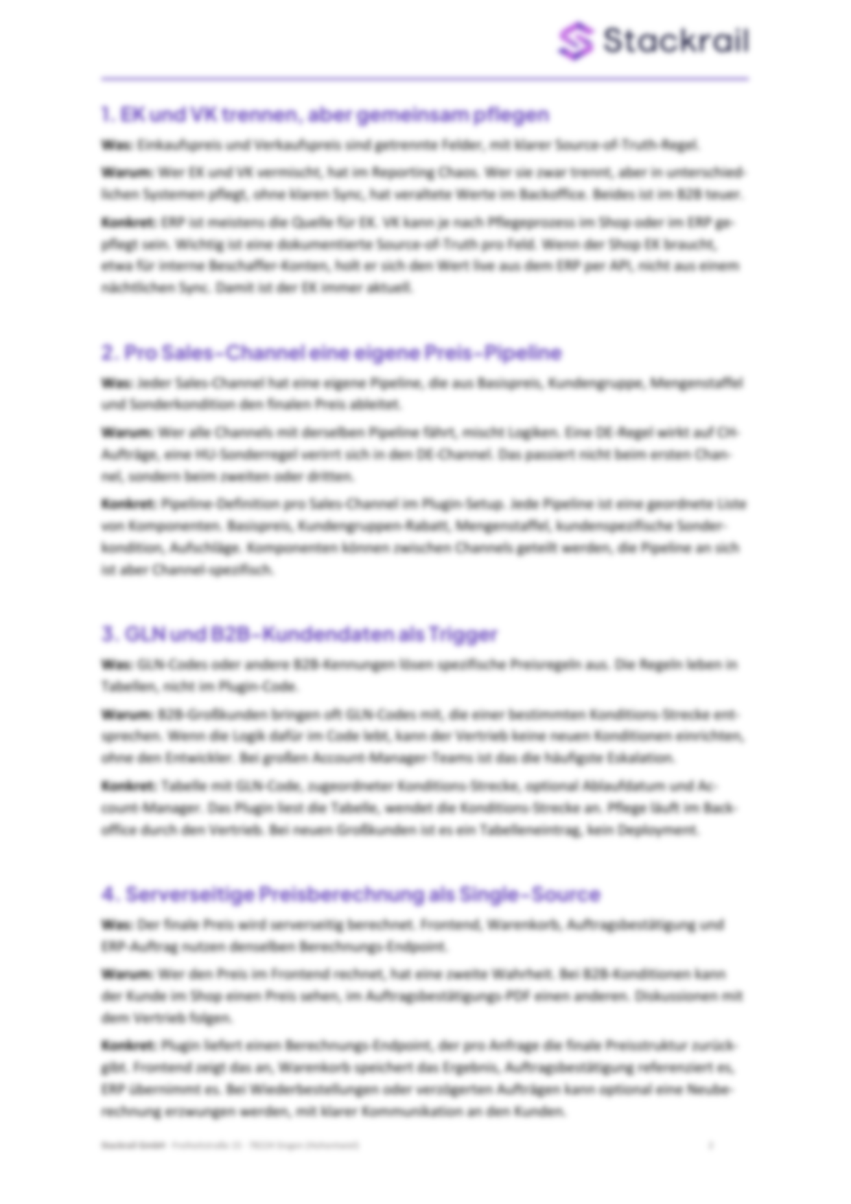 Vorschau: Multi-Channel-Preise in Shopware, 7 Punkte