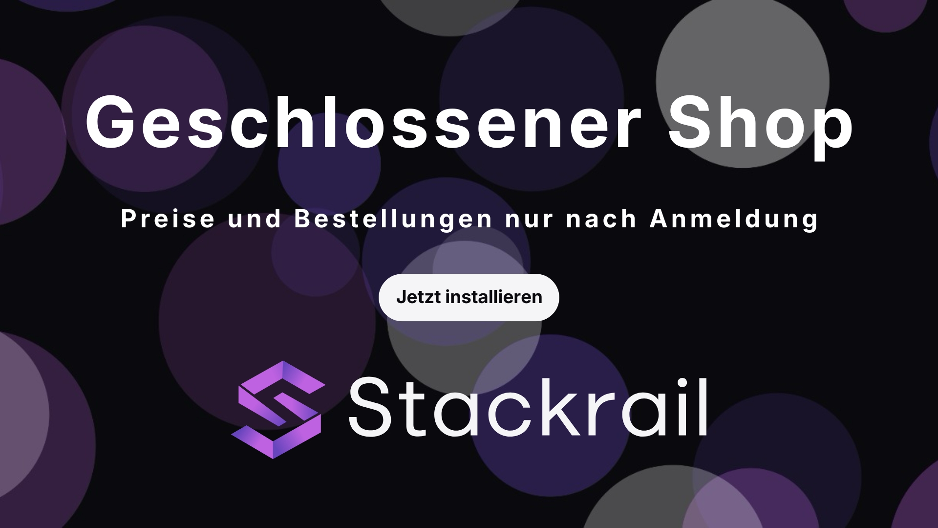 Titelbild fuer das Geschlossener Shop Plugin